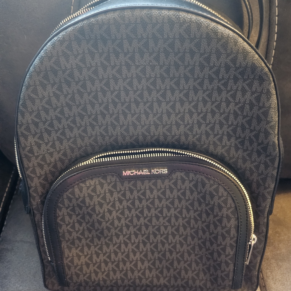 Michael Kors Black Signature Backpack